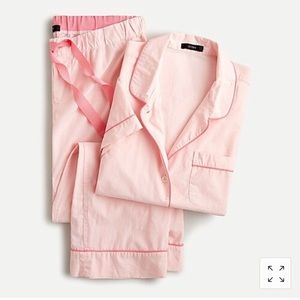 NEW J Crew pink vintage short sleeve pajama set